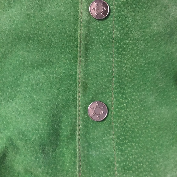 Live A Little Women’s 100% Leather Jacket Medium Vintage - Picture 4 of 7